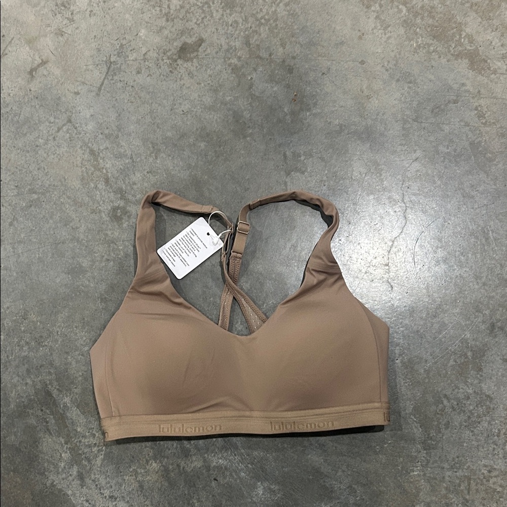 lululemon athletica Taupe Strappy Sports Bra